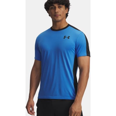 Under Armour Wordmark Heren Training T-shirt 6007758-402 - Kleur Blauw - Maat M