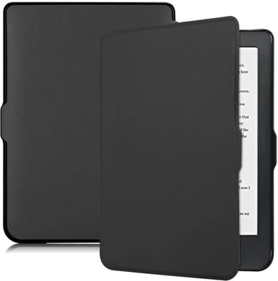 E-Reader Hoes Geschikt voor Kobo Clara HD | Book Case met Sleep/Wake Functie | Kunstlederen Beschermhoes | Zwart