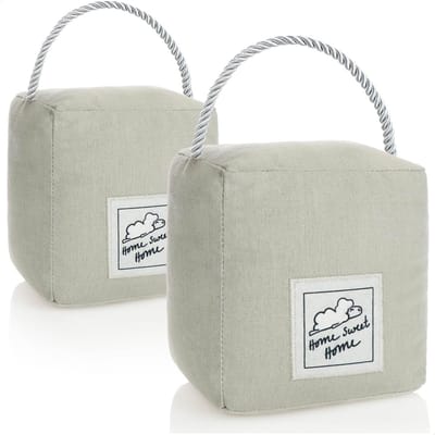 Deurstopper met handvat - Deurhouder raam - Voorkomt dichtslaan - Stabiele 1.4 kg basis
