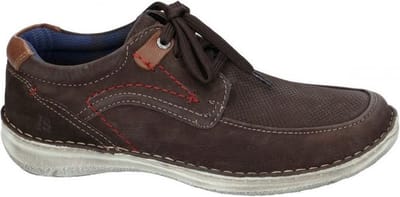Josef Seibel -Heren -  bruin donker - casual schoenen - maat 40