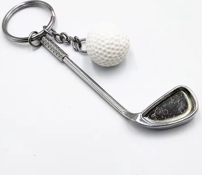 Mini Golf Club Sleutelhanger - Leuke Sport Sleutelhanger, Accessoire voor Golf Fans