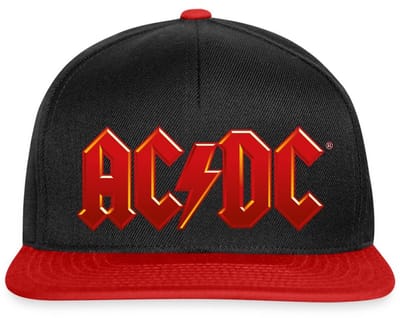 AC/DC Klassiek Logo Met Bliksemschicht Snapback cap