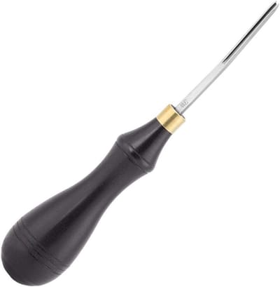 Leren Beveler met Houten Handvat voor Precisie Snijden en Afwerken van Leren Randen, 0.6mm/0.7mm/1.3mm Opties Beschikbaar