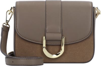 SEIDENFELT MANUFAKTUR Schoudertas Nellim Crossbag Black / Gold Zwart