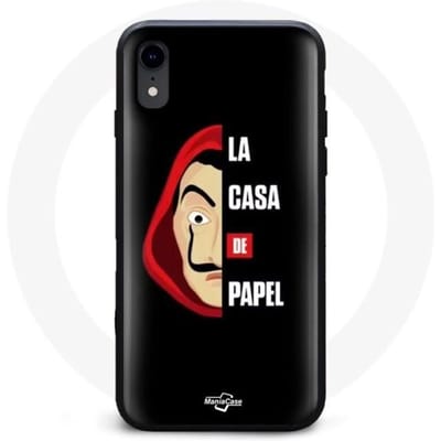 Hoesje - La Casa De Papel - Iphone XR - Flexibel - Zwart - Unisex