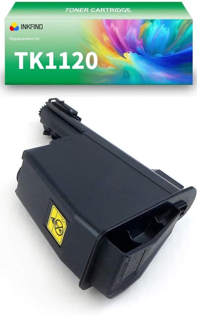 INKFIND TK1120 Zwart tonercartridge van 1 stuk compatibel met Kyocera TK1120 TK-1120 voor Kyocera Mita FS1060/1025/1125 1-pack BK