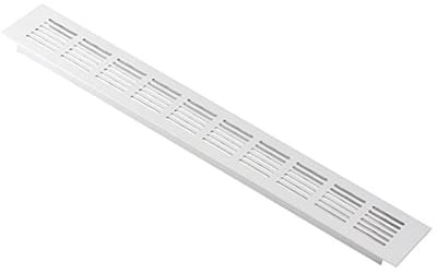 Wit Ventilatierooster Aluminium 400x60mm voor Optimale Ventilatie