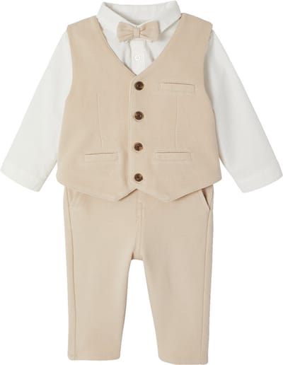 Vertbaudet 4-delige babyset jongens ceremonie