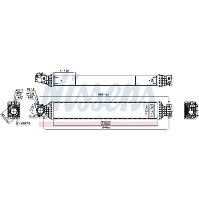 Intercooler NISSENS 961542