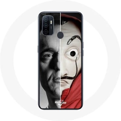 Oppo A53 Case La casa de papel Berlin Mask Split