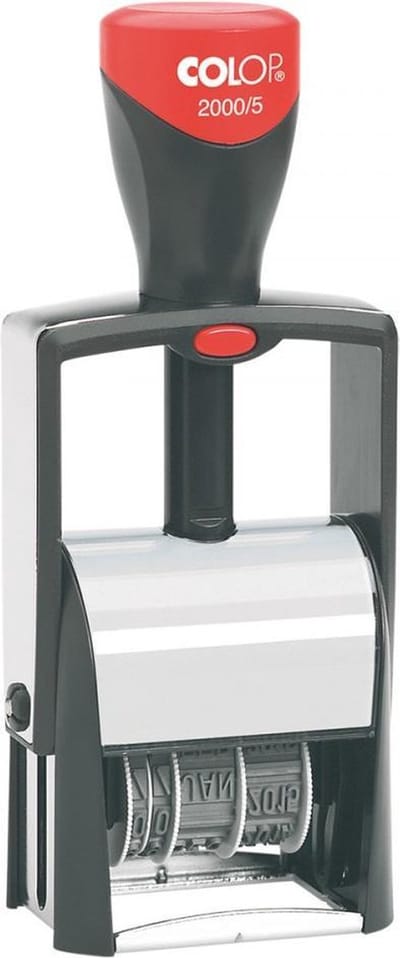 Colop Classic 2000/5 Blauw | Cijferbandstempel bestellen | Stempel met draaibare cijfers | Bestel nu!