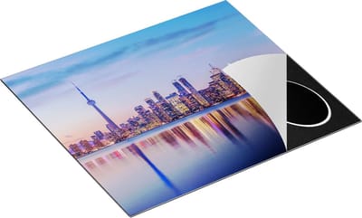 Chefcare Inductie Beschermer Toronto Skyline in Canada - 60x50 cm - Afdekplaat Inductie - Kookplaat Beschermer - Inductie Mat