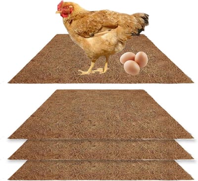 Nestpads voor kippen - Legmatten Bodembedekking - Comfortabel Leggen - Natuurlijk Vezelmateriaal - 25 x 25 cm - Niet gespecificeerd
