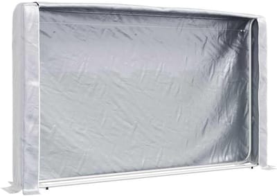 Houtrek Buiten - Houtopslag Rek - Brandhout Opslaan - Verhoogd Ontwerp - 250 x 25 x 150 cm - Zilver