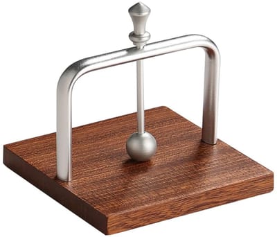 Dailygoods- Servethouder met verzwaarde arm - Houten/Aluminiumlegering - Antislip/Vochtbestendig - Multifunctioneel - Displaystandaard/Decoratie - Servetdispenser