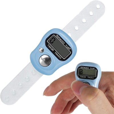 Digitale Vinger Teller - Tel Apparaat - Activiteiten Tellen - Eenvoudige Resetknop - 5 cm Breed - Willekeurige Kleur
