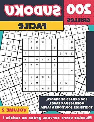 Sudoku Boek - Puzzelboek Spelletjes - Hersenen Trainen - 200 Grilles Facile - Groot Formaat - Niet Gespecificeerd