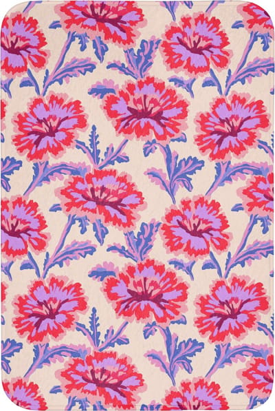 WC mat 60x90 cm - Antislip - Bloemen - Patroon - Meerkleurig - Toiletmat - Vloermat - Douchemat - Toilet tapijt - Toiletmatten