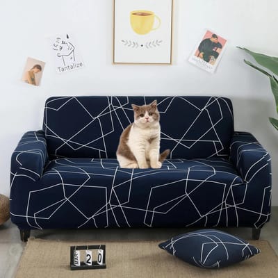 Housses de Canapé Ajustables Housse de Canapé Fauteuil Canapé Salon Extensible Floral Housse de Canapé Élastique 1/2/3/4 places S-1-seater 80-145cm
