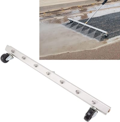 JHUBERS- Oppervlaktereiniger 65 Cm - Hogedrukreinigerbevestiging - 7 Gaten - Universeel 360°-wiel - Meerdere sproeiers - Verhoogde werkefficiëntie - Terrasreiniger