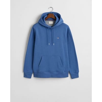 Gant Trui Shield Hoodie Subtle Logo Vintage Blue / male