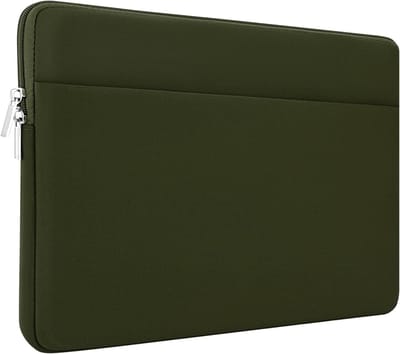 Laptop Sleeve voor 15-16 Inch Laptops met Rits en Accessoirevak - Beschermende Gevoerde Tas voor MacBook Air/Pro, HP, Asus en Acer