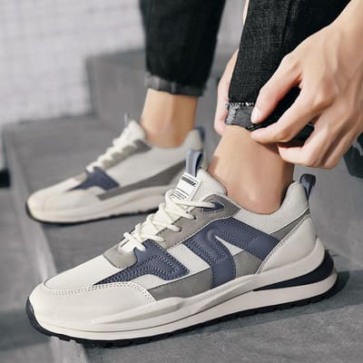 Zomer Trend Mode Sneakers Alles-match Casual Sport Mesh Schoenen Ademend Dunne Sectie Forrest Gump Schoenen Comfortabele Herenschoenen 44 black