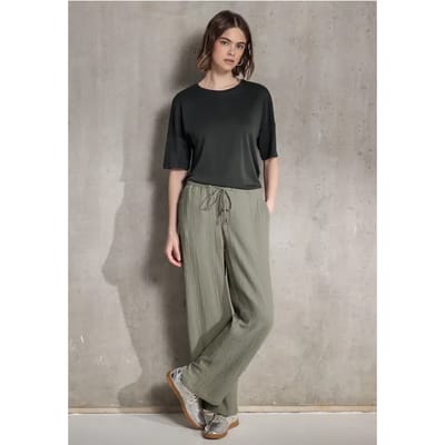 Mousseline broek Wide Legs