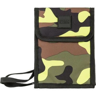Urban Classics - Neck Pouch Oxford frozenyellow camo one size Schoudertas - Geel