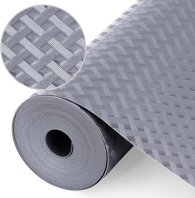 Lademat - niet klevend - geschikt voor keuken - 1 stuk - grijs - EVA-materiaal - 50cm x 600cm