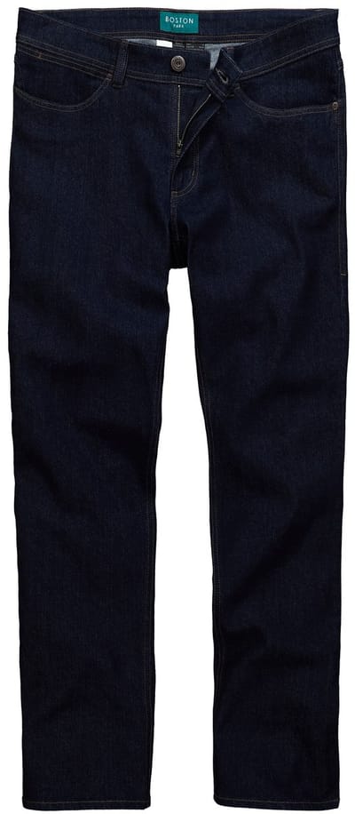 Boston Park - Heren - Jeans Buik-Fit Regular Fit 5-pocket - Donkerblauw denim - Maat 56