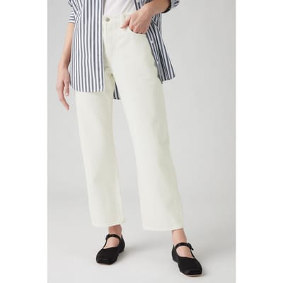 Levi's 501 '90s Ankle Blank Slate Maat: W23L27 | Straight Jeans Outlet | Dames | Wit