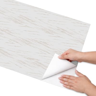 Coloray Meubel Wrap Folie - Beige Meubelfolie - 50x100 cm - Decoratiefolie Subtiele textuur - Meubel Wrap Folie - Minimalist Meubelfolie - Plakfolie Meubels - Keuken decoratie - Achtergronden en patronen