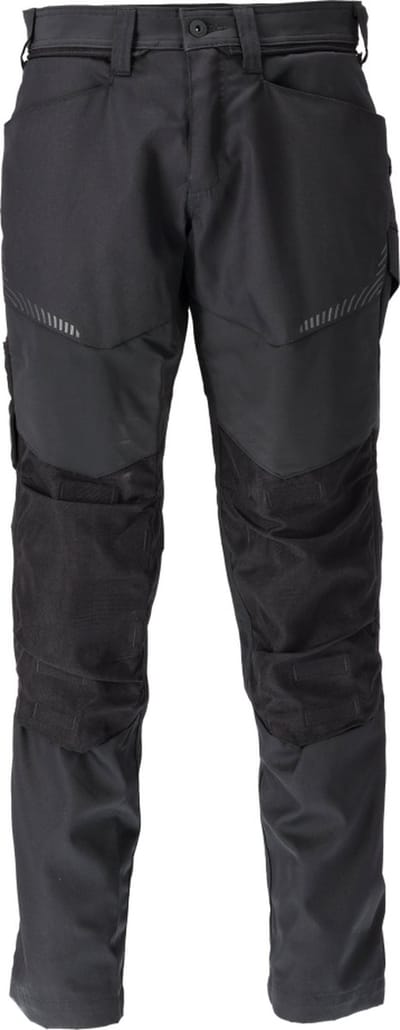 Mascot Customized Broek met kniezakken 22479-230 - Zwart - C44 - 76