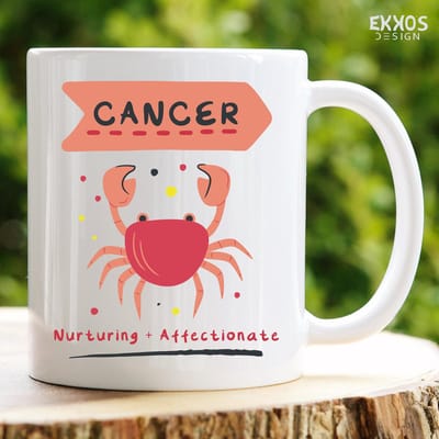 Kreeft Mok | Sterrenbeelden | Mok met tekst | Grappige mok | Verjaardag cadeau | Cadeau voor man | Cadeau voor vrouw | Cadeau voor haar | Cadeau voor hem | Grappige cadeau | Thee glazen | Valentijn cadeautjes | Koffiekopjes