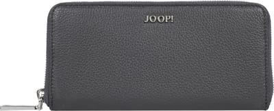 JOOP! Leren Portemonnee Vivace Melete Purse Graphite Donkergrijs