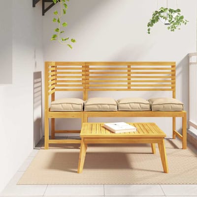 vidaXL - Kussen - 4 - pcs - Beige - 40 - x - 40 - x - 8 - cm - Oxford - Stof