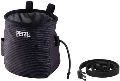 Petzl Saka Stripes Krijtzak Zwart