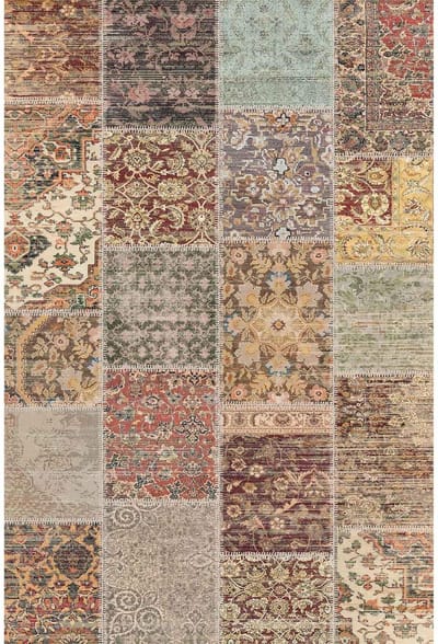 Bamyum Nadine Bedrukt Tapijt Chenilleprint Machine Made 80 x 300 cm, Vintage Tapijt Slaapkamer, Antibacterieel Antislip Ondervloer Keukentapijt