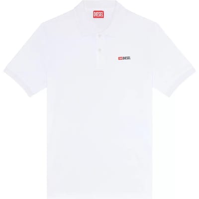 Diesel Smith Korte Mouw Poloshirt Wit M Man