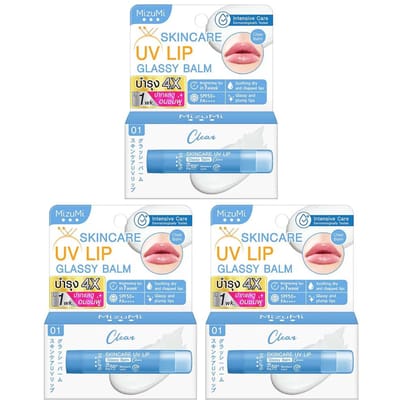 MizuMi Skincare UV Lip Glassy Balm Clear 3.5 g. 3.5 g.