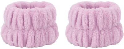 Dailygoods- Gezichtswasbandjes Absorberend - Polsbandjes voor Gezichtsreiniging - Flanel - Zacht en Sneldrogend - Voorkom Waterspatten