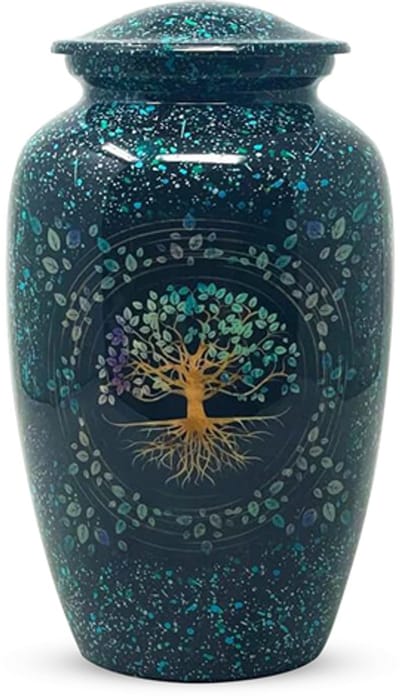 XXL As Urn - 3.5 Liter - Crematie Urn - Uniek - Voor Huisdieren of Menselijk As - Crematie As - Mini Urn - Decoratie Urn - Pure Tree