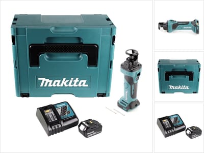 Makita DCO 180 RG1J accu-draaimachine 18 V 30.000 tpm + 1x oplaadbare accu 6.0 Ah + lader + Makpac