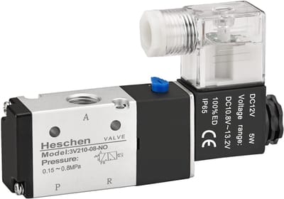 Dailygoody - Elektrische Pneumatische Solenoïdeklep - 3V210-08-NO - Hoogwaardige prestaties - PT1/4" - Normaal Open Type - Ideaal voor industriële toe