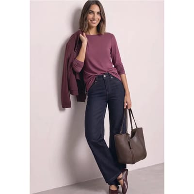 Longsleeve met boothals