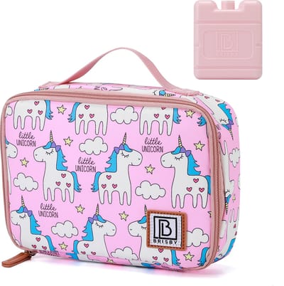 Brisby 4 Laags Geïsoleerde Koeltas - Lunchtas 2.5 liter - Eenhoorn
