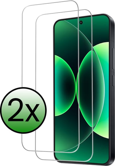 Screenprotector - 2 Stuks Geschikt voor Xiaomi 17 - Extra Sterk - Beschermglas - Gehard Glas - Tempered Glass - Screen Protector