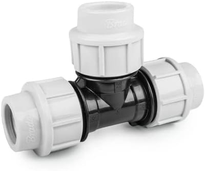 T-Stuk Verbindingsstukken voor PE Buis 20 mm PN16 (2 Stuks)