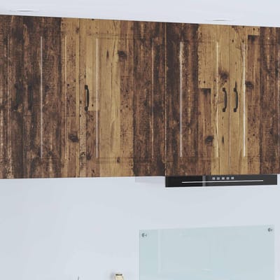 vidaXL - Vaatwasserpaneel - Kalmar - Oudhout - 50 - x - 31 - x - 80 - cm - Bewerkt - hout